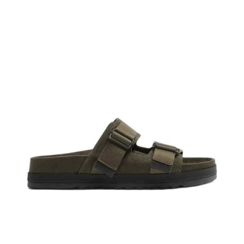 ZARA Slide Slippers Men's Green-1