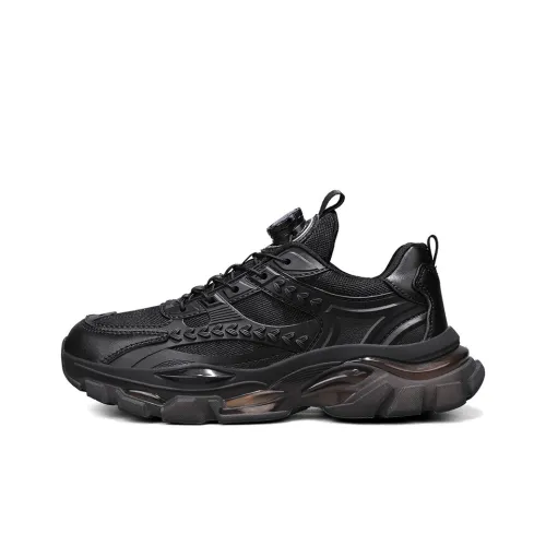 Black tailed Deer Low Top Chunky Sneakers Men's
