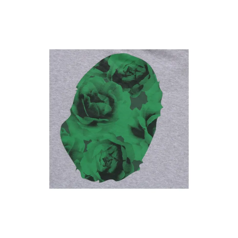 A BATHING APE Floral Solid Camo Ape Head Relaxed Fit Pullover Hoodie-8