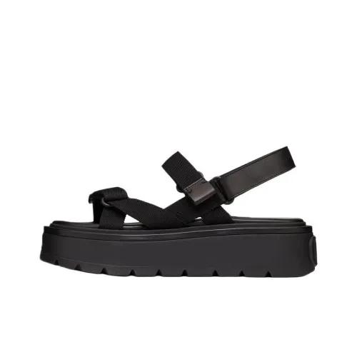 Valentino Uniqueform Beach Sandals Men Black