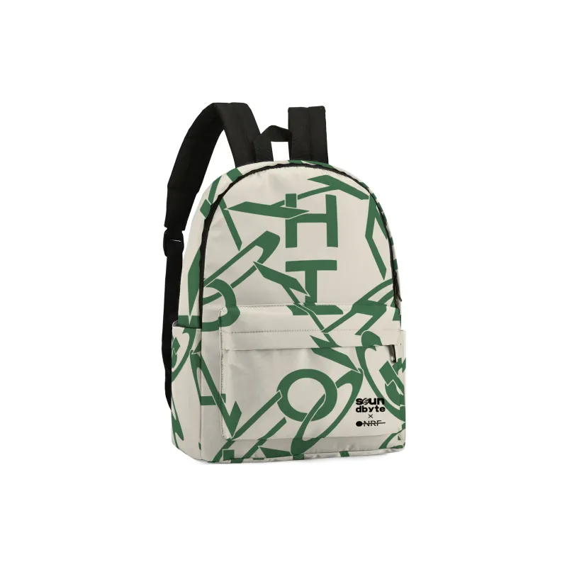 ONRF SOUNDBYTE Collaboration Polyester Backpack Unisex White-26