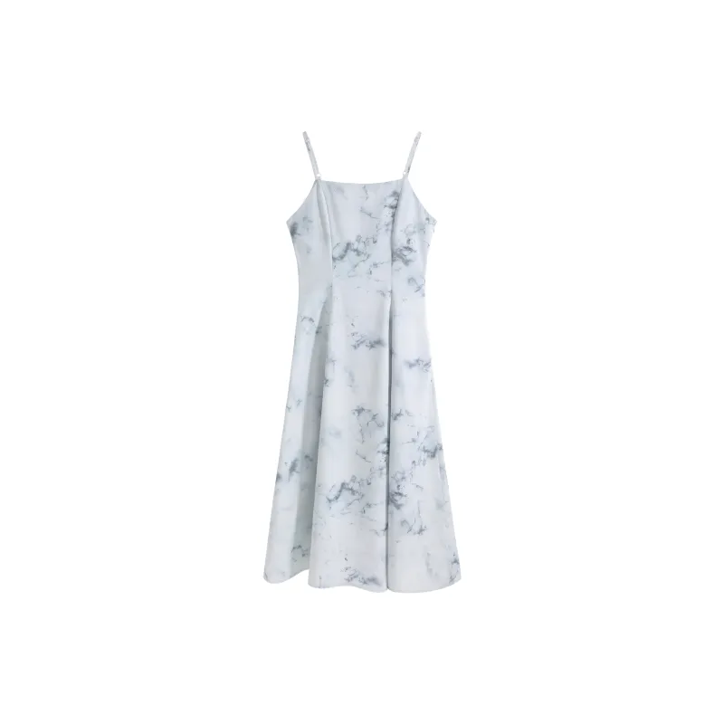 SUBEN Slip Dresses Women's Blue Floral-1
