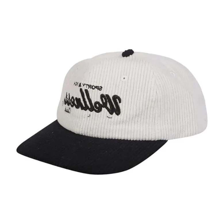 SPORTY & RICH Cotton Baseball Caps Men's White-0