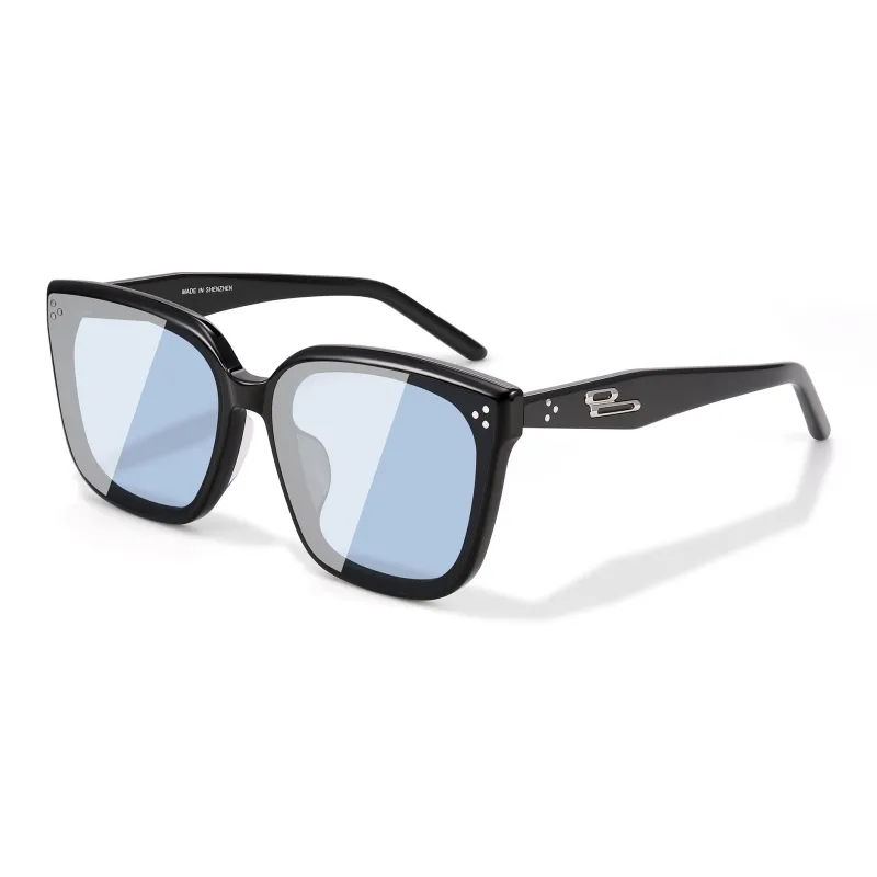 SUYAN Plate Frame Square Sunglasses Unisex-8