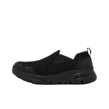 Skechers ARCH FIT SR Slip-Resistant Low-Top Casual Shoes Men's Black
