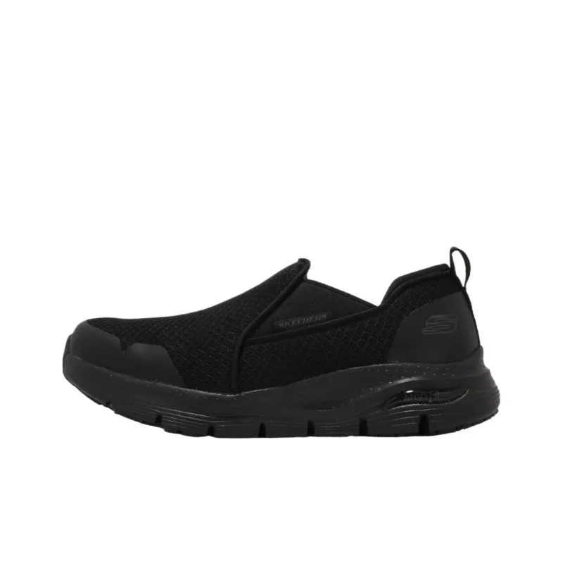 Skechers ARCH FIT SR Slip-Resistant Low-Top Casual Shoes Men's Black-0