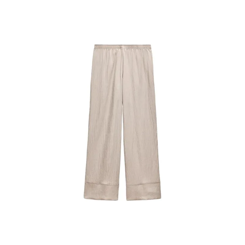 ZARA Casual Pants Women's White-1