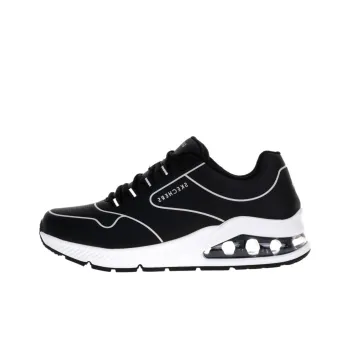 Skechers Uno 2 - 2nd Cushioned Slip-Resistant Low-Top Training Shoes Men's Black/White