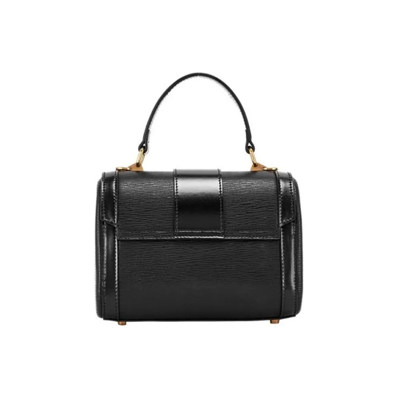 Hush Puppies Cow Leather One Shoulder Handbag Regular Women's Black/Green-2