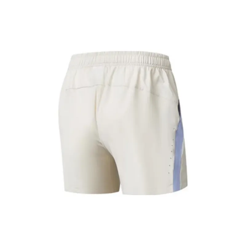 QIAODAN Sports Shorts Women's Raw Denim/Light Moon Purple-1
