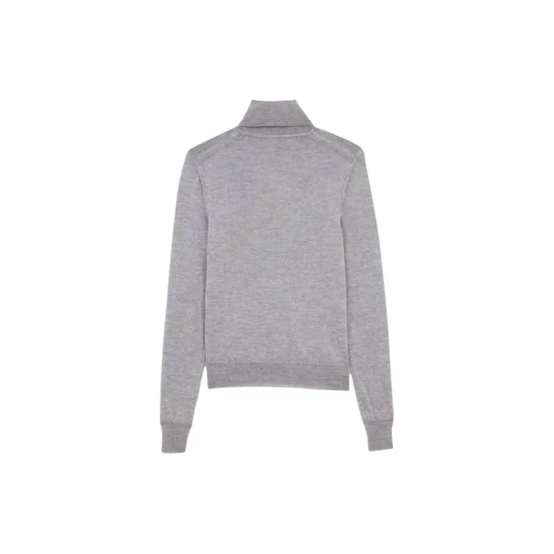 SAINT LAURENT Cassandre Turtleneck Long Sleeved Jumper-1