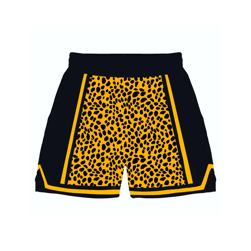 TIP OFF Casual Shorts Unisex Black-1
