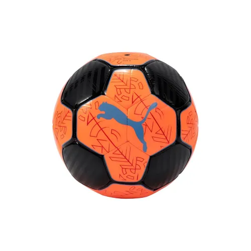 PUMA Size 5 Soccer Machine Stitched Soccer Ball Unisex Orange Black