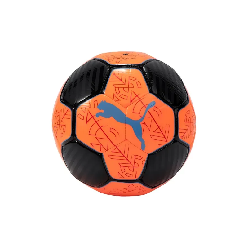 PUMA Size 5 Soccer Machine Stitched Soccer Ball Unisex Orange Black-0