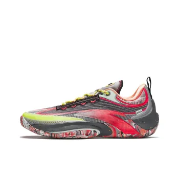Anta Instant 1 ESG Cushioning Wear Resistant Low Top Basketball Shoes Men's Black Red Green