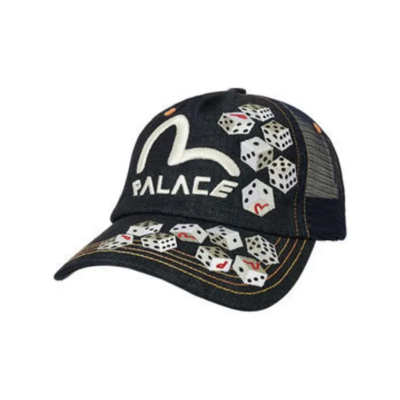 PALACE X Evisu Dice Mesh Trucker-0