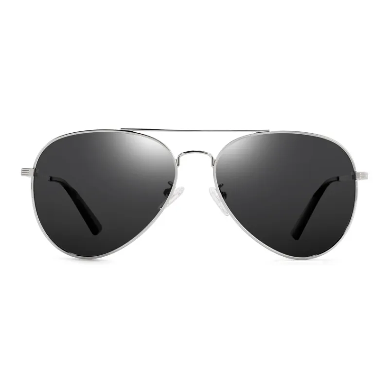 JIGOTT Plate And Metal Aviator Sunglasses Men's-5