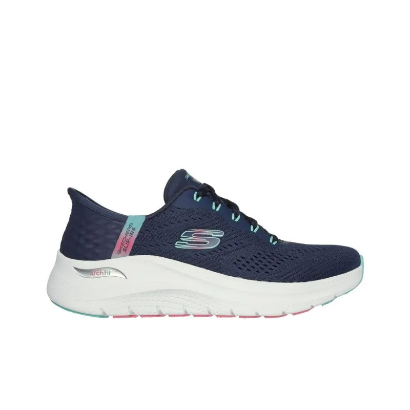 Skechers ARCH FIT 2.0 Anti Slip Wear Resistant Low Top Casual Shoes Women's Turquoise-1