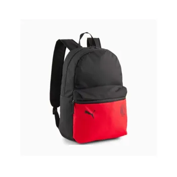 PUMA Polyester Backpack Unisex Black Red