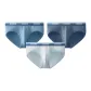 Gradient Blue Waist (Light Blue Heather Gray)+Gradient Blue Waist (Medium Blue Heather Gray)+Gradient Blue Waist (Dark Blue Heather Gray)