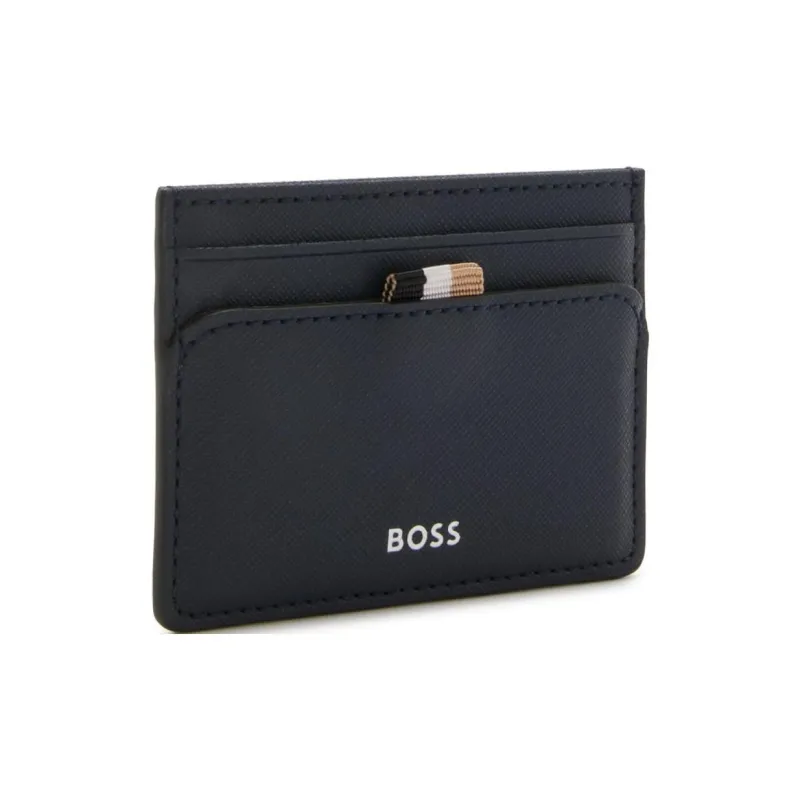 HUGO BOSS Polyester Card Holder Men's Blue-1