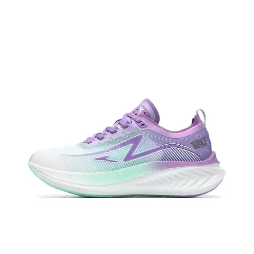 TREEPERI Running Shoes Women's Low-Top Purple/Cyan/White