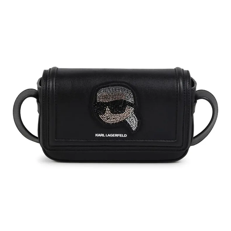 KARL LAGERFELD / Karl Lagerfeld Jeans Rhinestone Embellished Shoulder Bag-0