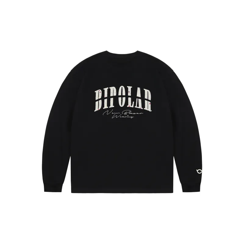 BIPOLAR Crew Neck Sweatshirt Heavyweight Long Sleeved Unisex-5