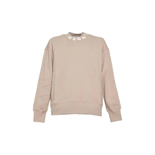 MSGM Sweatshirts Men Light Brown