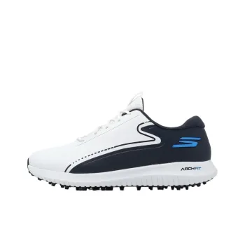 Skechers Go Golf Max 3 Shock Absorbing Non Slip Waterproof Breathable And Lightweight Low Top Golf Shoes Men's White