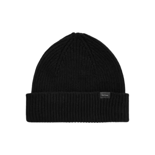 Paul Smith Merino Wool Beanies Men's Black
