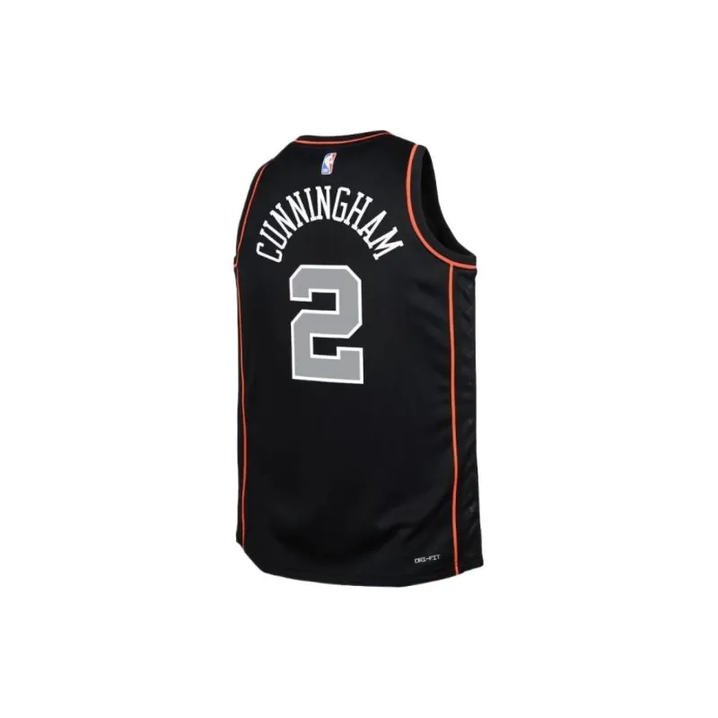 NBA x NIKE Nike Cade Cunningham Basketball Jerseys Men's Black-1