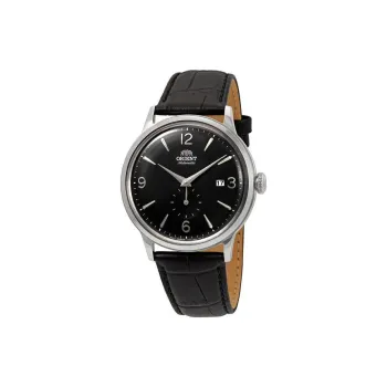 ORIENT Mechanical Classic Collection Automatic Mechanical Movement Leather Strap Watch 40mm Men's Watches Black Dial