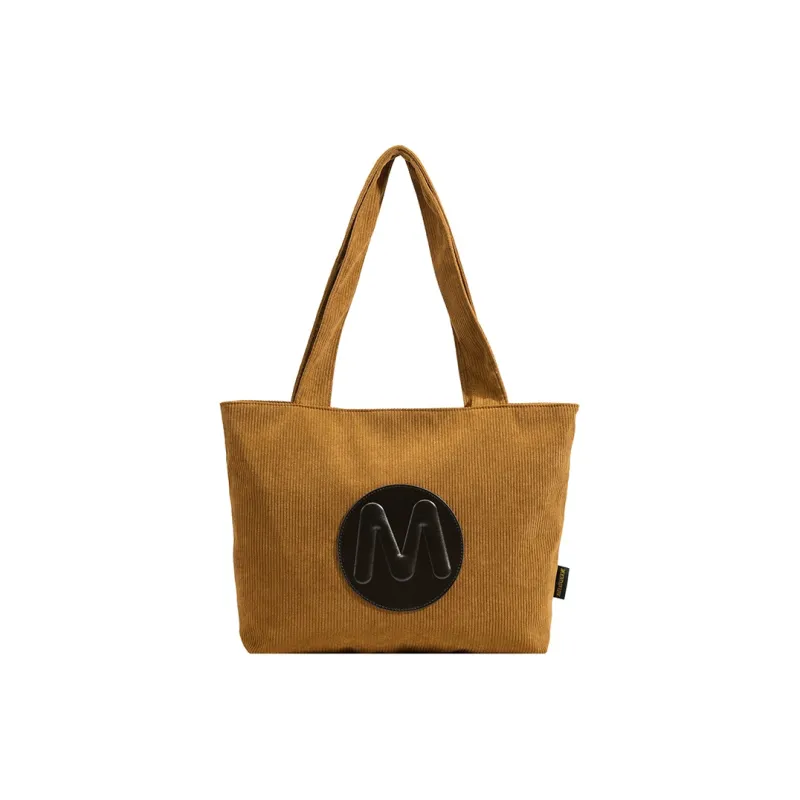 Single Warehouse Nylon Fabric Shoulder Bag Women's Ecru/Black/Light Brown/Green-8
