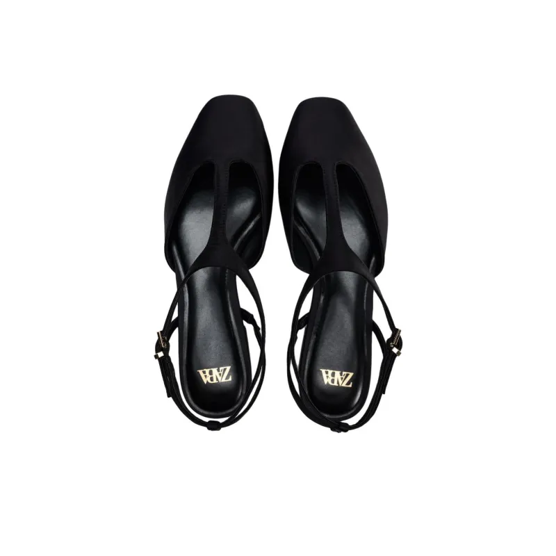ZARA Casual Single Shoes Women's Black-5