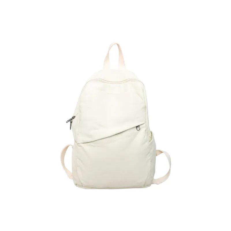 Travel Canvas Backpack Regular Unisex Black/White/Green/Red/Khaki-1