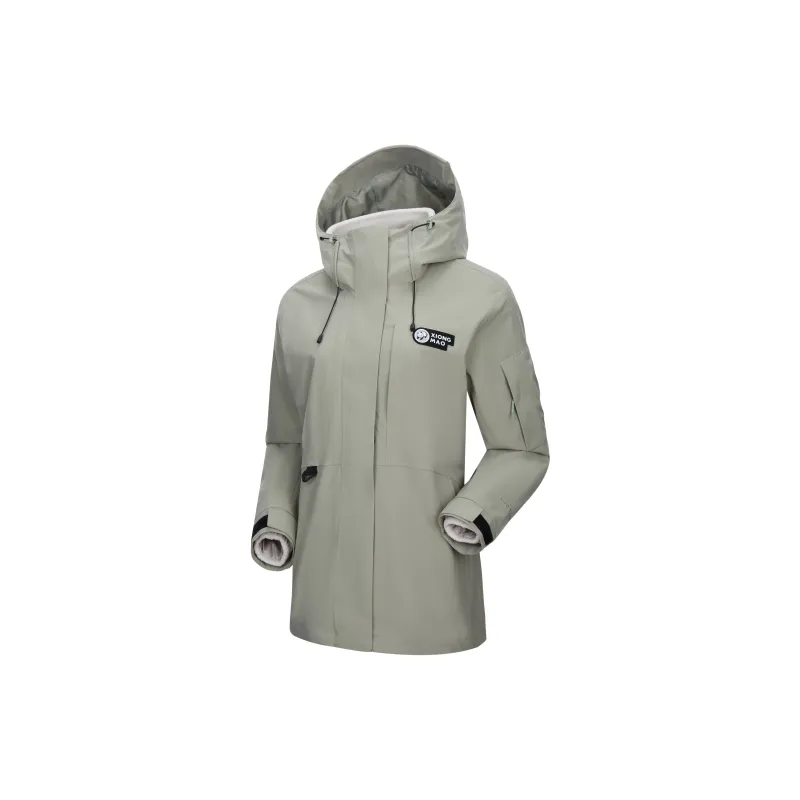 Panda Carefree Play Series Windproof And Rainproof Thermal Windbreaker Jacket Women's-25
