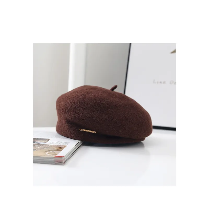 MINGYUANDAILI Wool Berets Women's-6