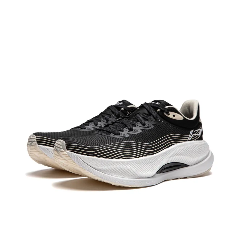 LiNing Yueying 4PRO Cushioning Anti-Slip And Wear-Resistant Support Rebound Low-Top Running Shoes Men's Black-2
