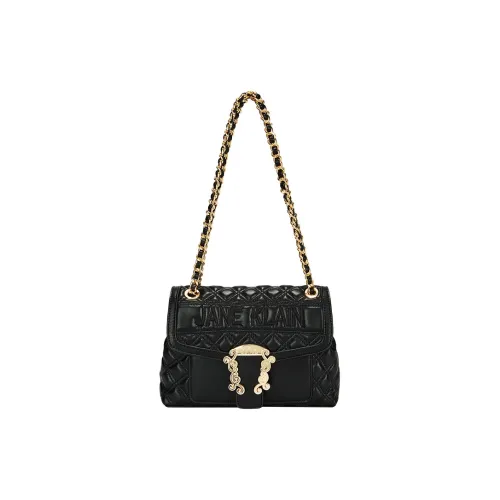 JANE KLAIN Synthetic Leather Crossbody Handbag, Shoulder Bag Regular Women's White/Black