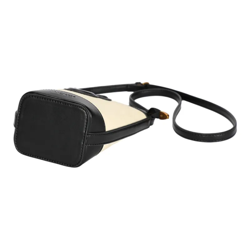 Disney Mickey Series PU/Canvas Shoulder Bag Regular Women's Ecru-2