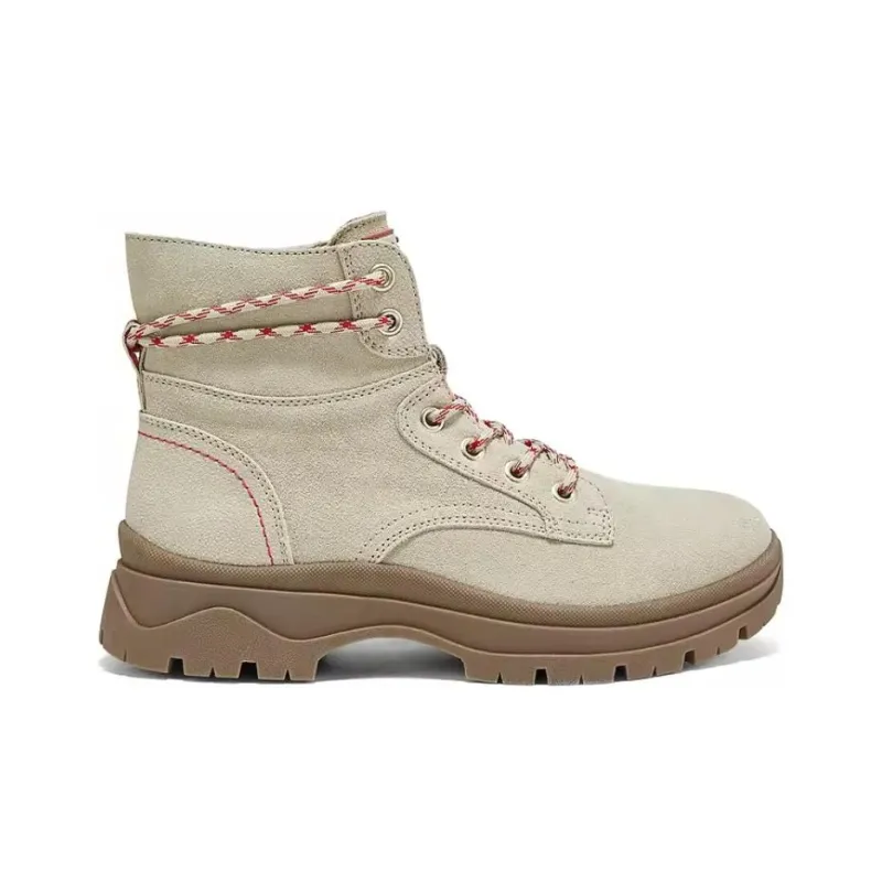Skechers Bob's Short Martin Boot Women's Light Gray-1