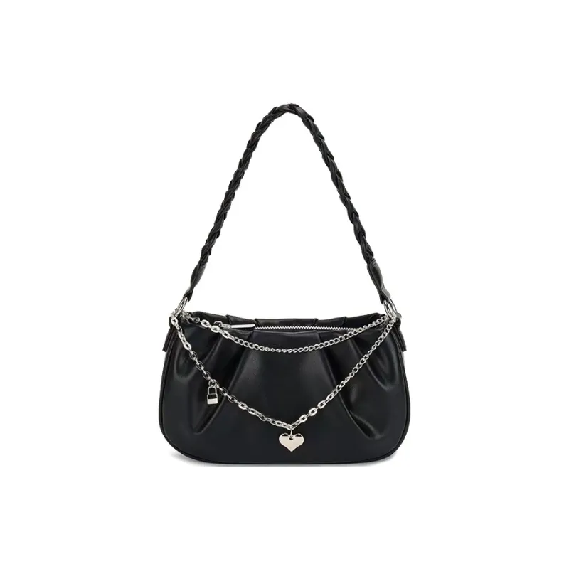 Carksky PU Portable Crossbody Bag, Shoulder Bag Regular Women's White/Yellow/Black-2