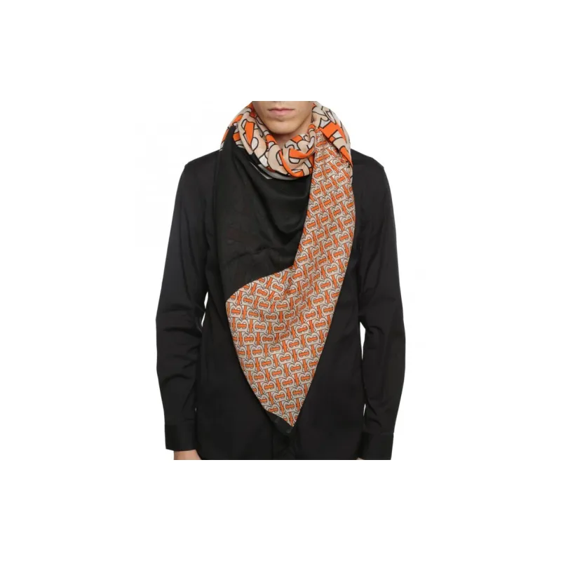 Burberry Knit Scarves Unisex Multicolor-2