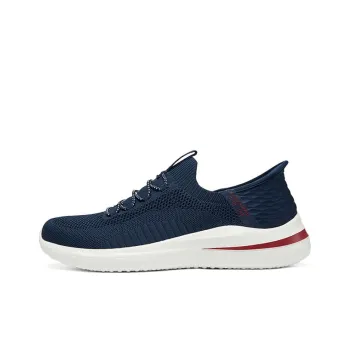 Skechers SKECHERS MENS USA Anti-Slip Wear-Resistant Low-Top Casual Shoes Men's Blue