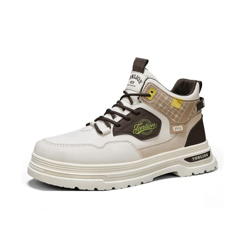 Tonlion Cushioned Slip-Resistant Abrasion-Resistant Mid-Top Casual Shoes Men's-6