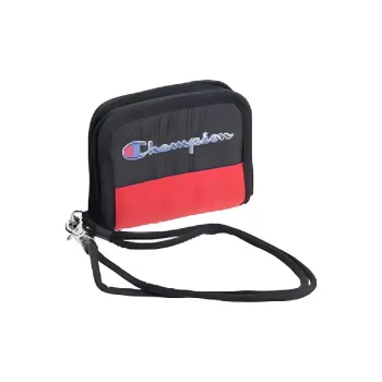 Champion Polyester Wallet Unisex Black Red