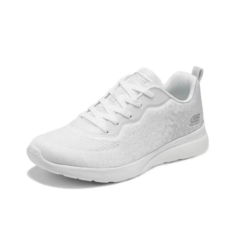 Skechers Bob's Slip Resistant Breathable Low Top Casual Shoes Women's White-1