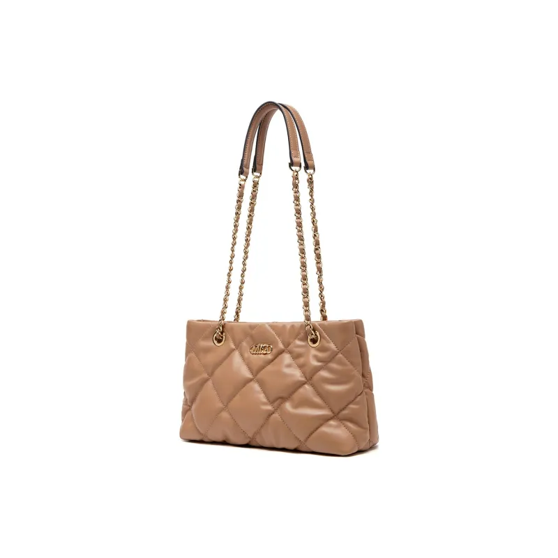 Montagut Sheepskin Chain Bag, Shoulder Bag Regular Women's Ecru/Light Green/Stone Gray/Acorn/Ice Coffee/Yellow/Black-18