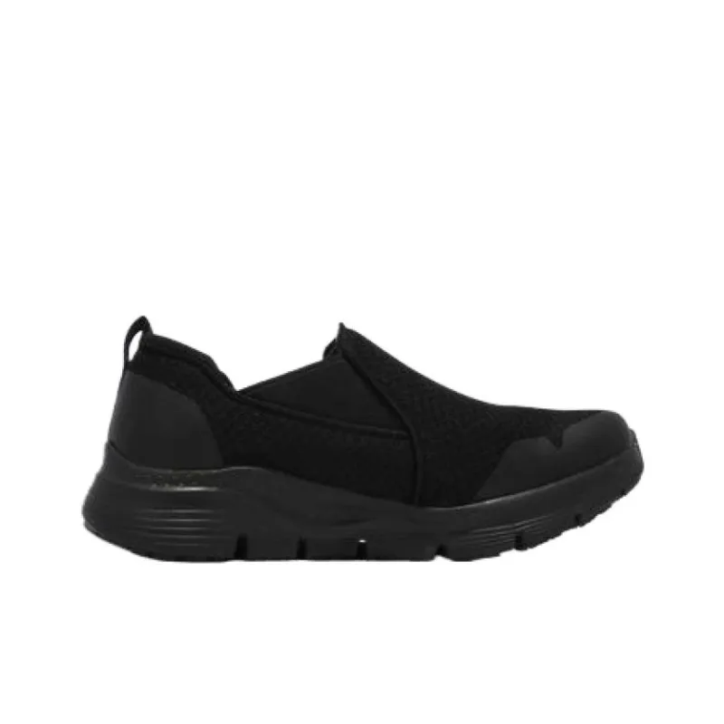 Skechers ARCH FIT SR Slip-Resistant Low-Top Casual Shoes Men's Black-1